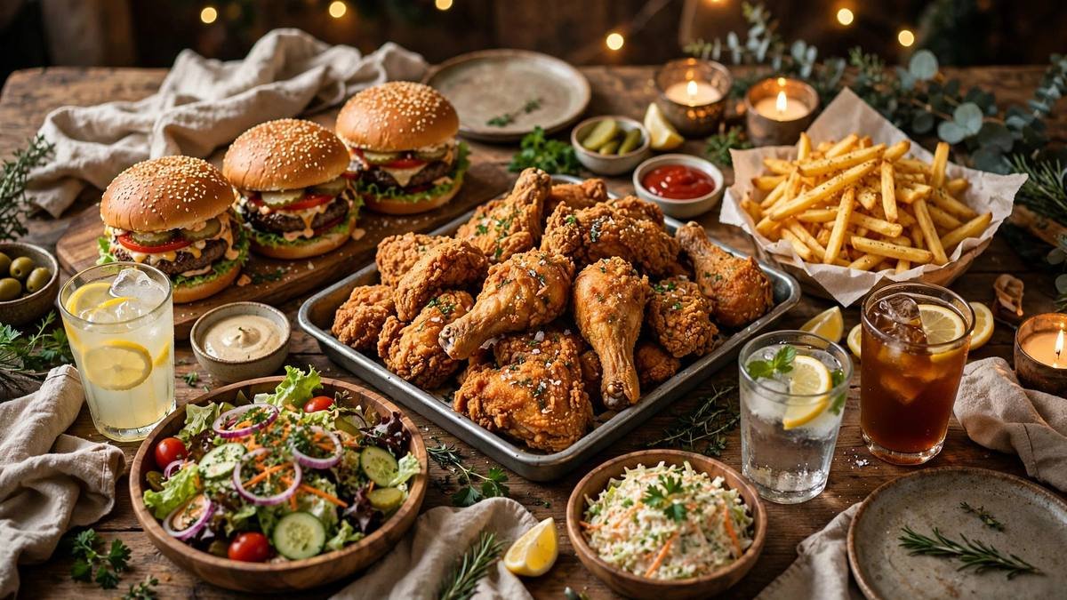 وجبات المشاركة العائلية في هرفي: خيارات تكفي الجميع